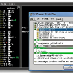 Command Line Wizardry**

A focused view of a Linux terminal window. The screen displays the output of commands like `ls -lrt` and `find . -name "*.txt"`, along with pipes (`|`) and redirection symbols (`>`).  The background is slightly blurred, suggesting a busy workspace.  Emphasis should be on the text and symbols, conveying the power and flexibility of command-line file management.

**