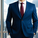 A confident professional (male or female, diverse background) in a modest business suit, fully clothed, appropriate attire, professional dress, standing in a modern, brightly lit office lobby with a glass wall showing a futuristic city skyline. Abstract digital lines and cloud icons subtly float in the background, symbolizing career opportunities and growth. Perfect anatomy, correct proportions, natural pose, well-formed hands, proper finger count, natural body proportions, professional studio photography, high resolution, soft lighting, safe for work, appropriate content, family-friendly.