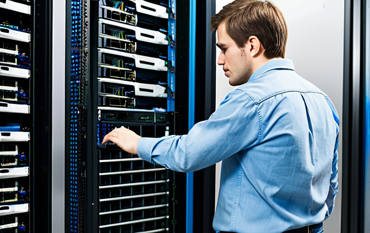 System Administrator Troubleshooting**

"A professional Linux system administrator, fully clothed in a modest work shirt and jeans, focused on a command line interface on a server rack in a brightly lit data center. Safe for work, appropriate content, perfect anatomy, correct proportions, well-formed hands, proper finger count, natural body proportions, professional setting, family-friendly."

**