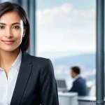 리눅스 자격증으로 가능했던 직무 전환 경험담 - **Prompt 1: The Ascending Linux Professional**
    "A confident, well-dressed professional (can be m...